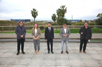 el port de barcelona y los ayuntamientos de barcelona y del prat presentan el avance del plan director urbanístico de la terminal logística intermodal